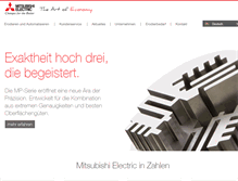 Tablet Screenshot of mitsubishi-edm.de